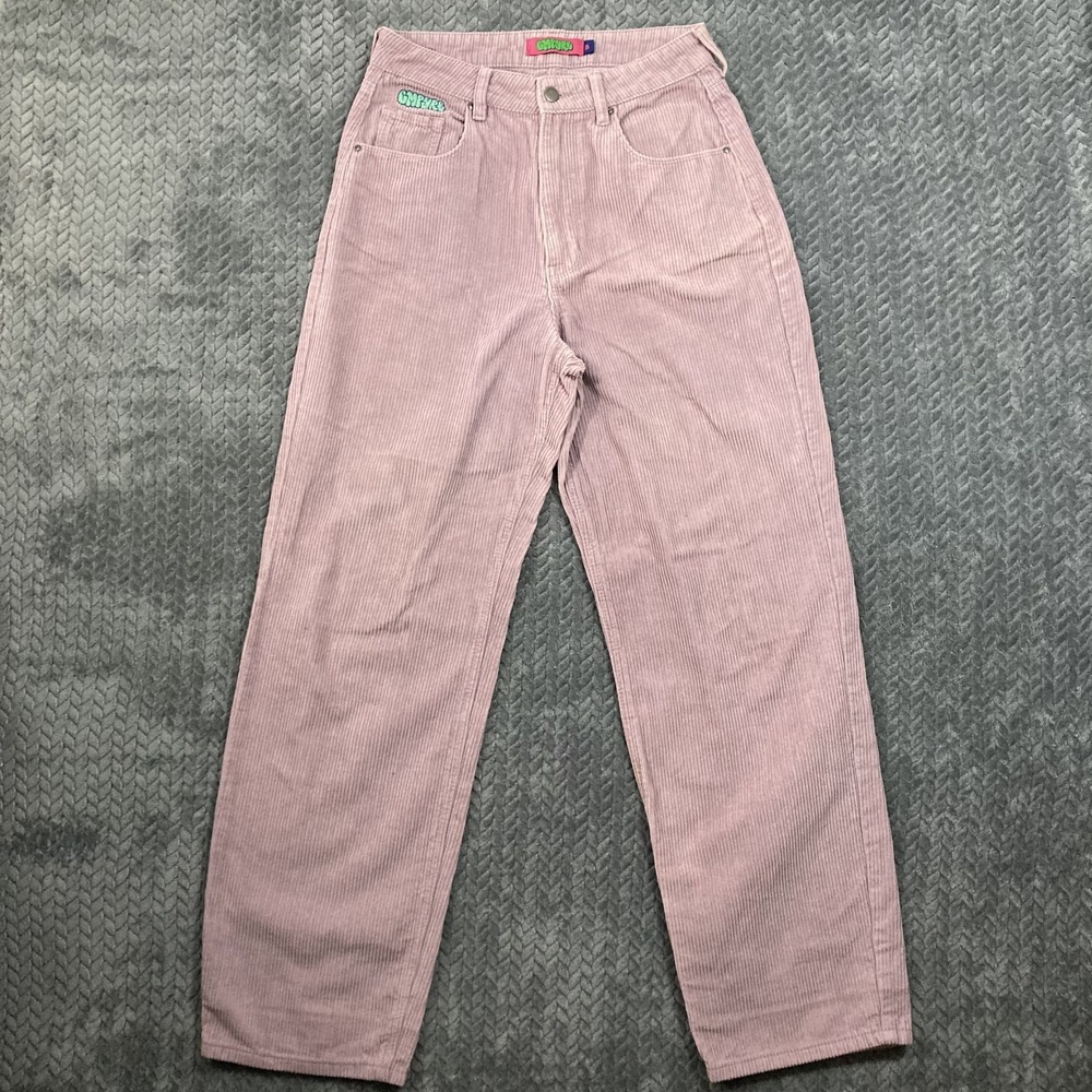 Empyre Tori Baggy Wide Leg Corduroy Jeans Womens Juniors 5 Purple Street